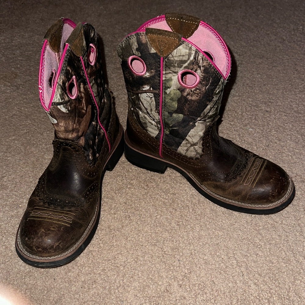 Ariat Fatboy camo boots